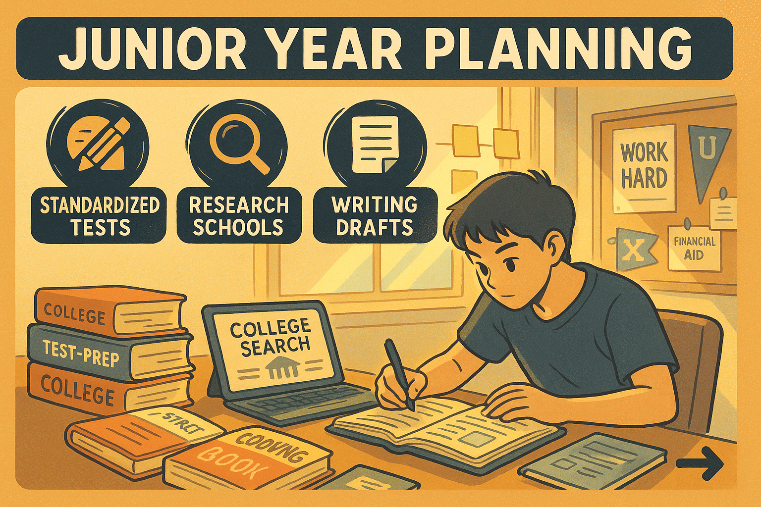 Student planning for junior year