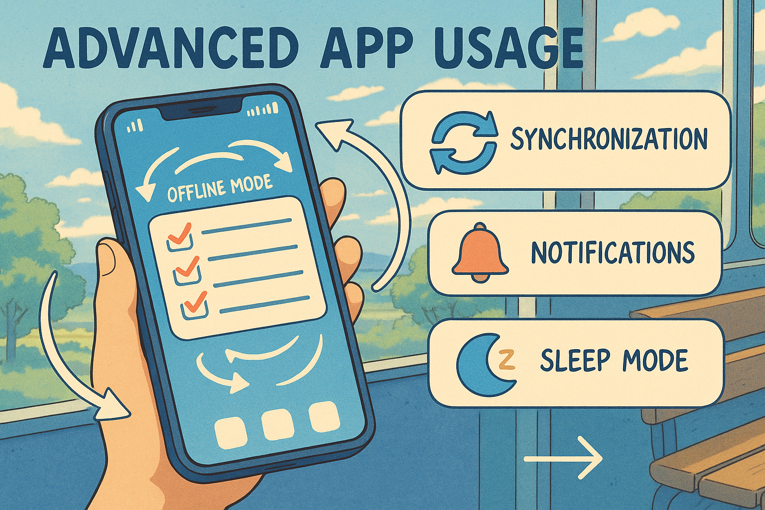 Advanced app features: sync, offline