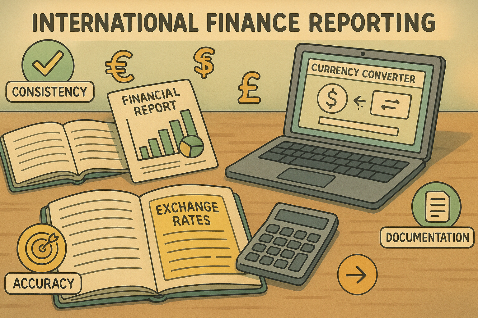 Multi-currency student finance workspace