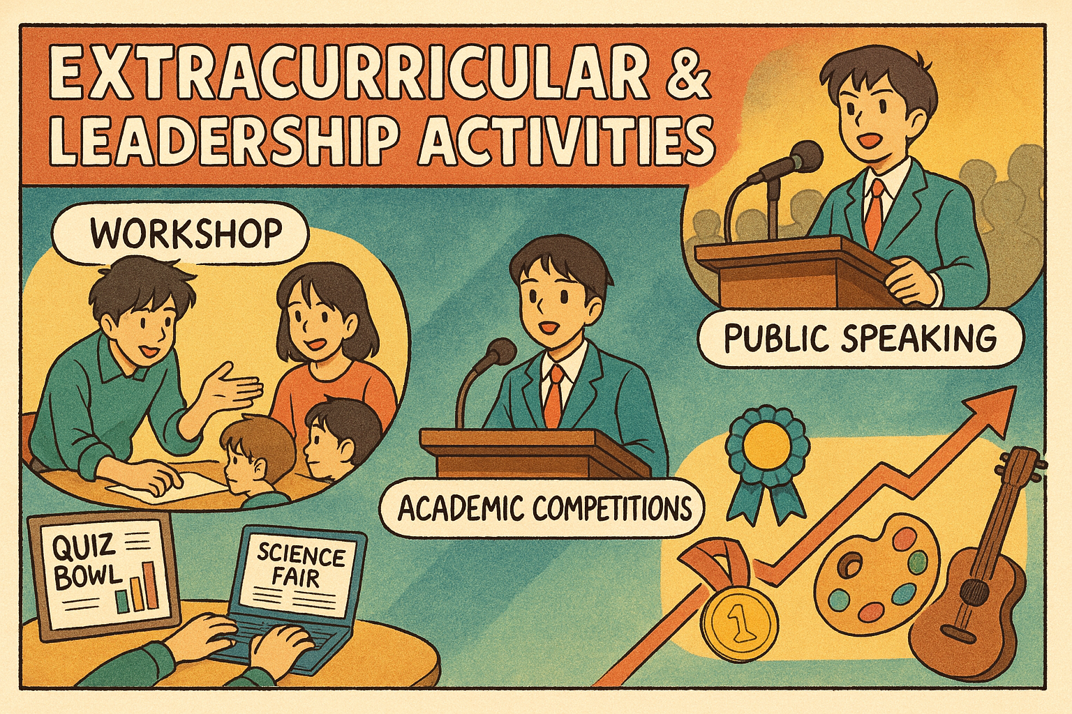 Collage of impactful student activities