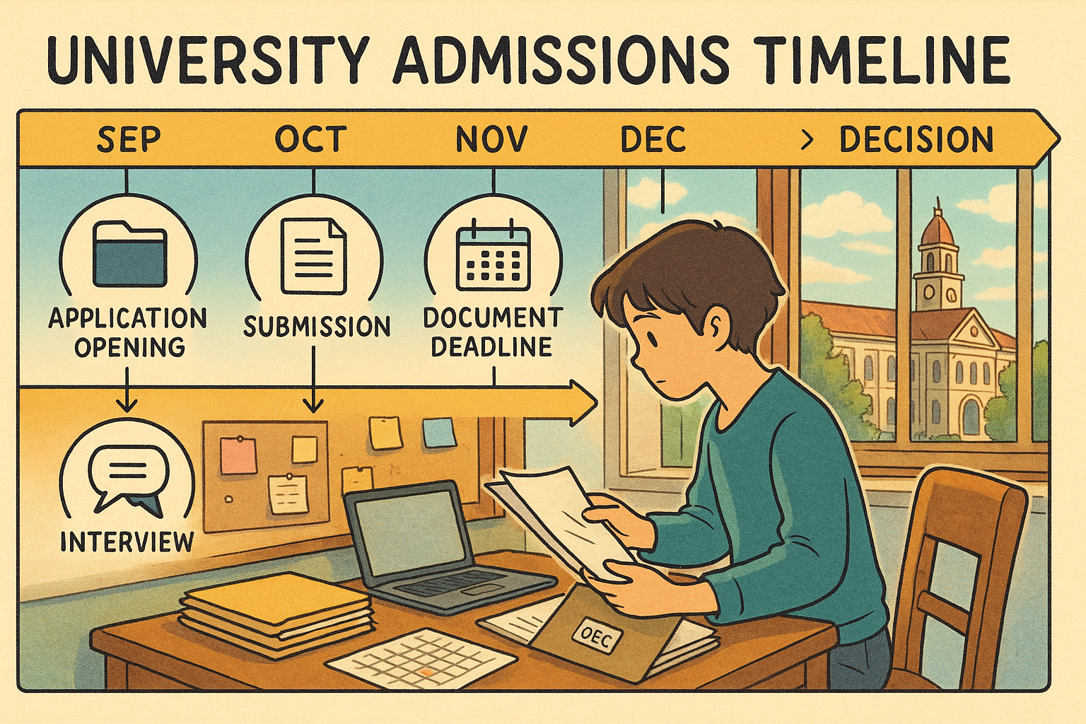 Student organizing law school deadlines