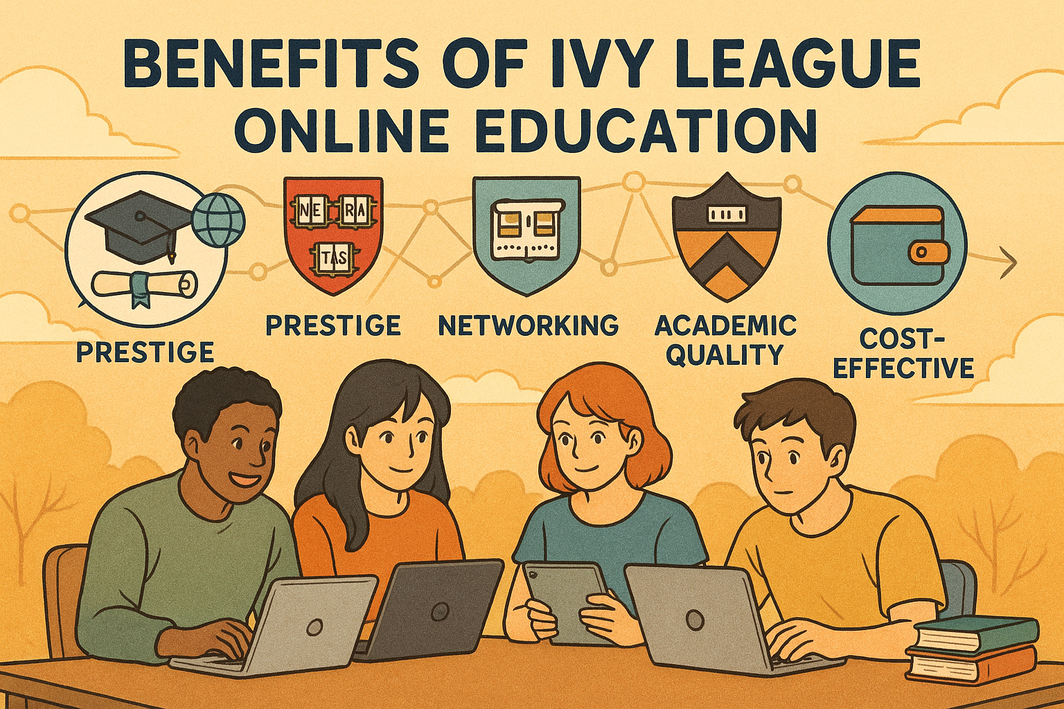 Ivy League online education benefits