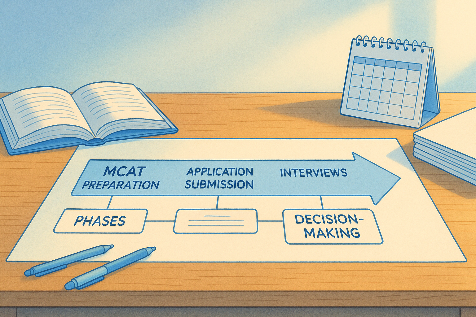 Master the medical school application timeline for a successful journey